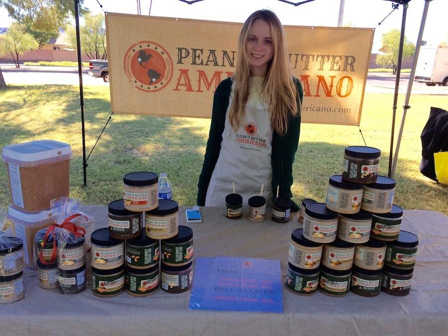 Kara Barberich works at PB Americano, which sells at various farmers markets around the Valley.