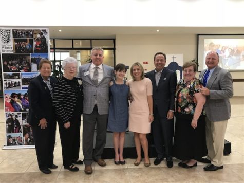 Sister Lynn, Sister Joan, Butch Kloeber, Madison Kloeber 18', Katie Zeches, Jim Marsh, Sister Joanie and Rob Abeln