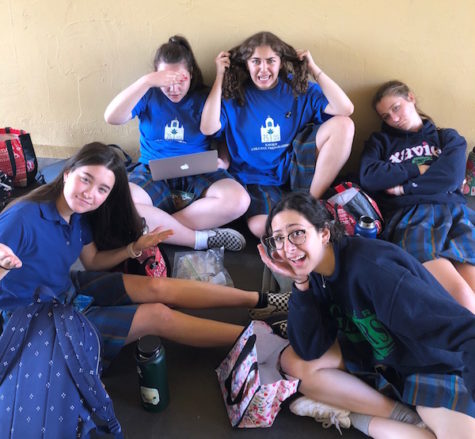 Juniors Jackie Ganem, Natalie Vitols, Mackenzie Bouise, Emily Good and Bebe Katsenes show the stress of junior year but warn sophomores with a few tips.