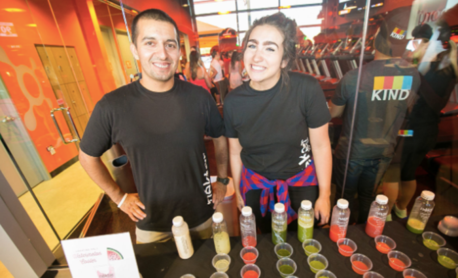 Sophomore Emmie Halter attends Orangetheory regularly and aside from fitness classes, Orangetheory offers special things, like juice cleanse trials. Emmie tried some juices from Nekter after her most recent class.