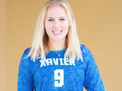 Senior Shannon Shields is now the fourth Xavier Gator to be named the Gatorade Arizona Volleyball Player of the Year. In her senior season, she led the Gators to another 6A State Championship and signed to play NCAA Divison 1 Volleyball at the University of Louisville. 
Photo courtesy of Shannon Shields 19.