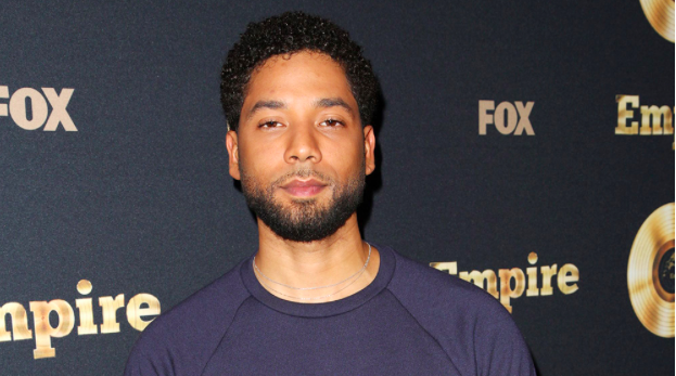 Jussie Smollett poses at an Empire premiere