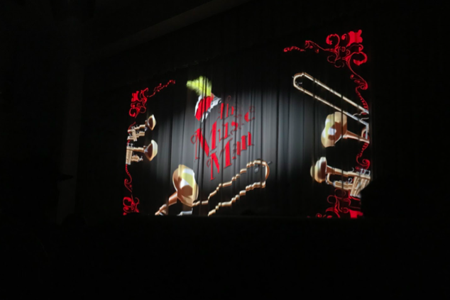 A picture of the curtains before the show began at Xavier College Prep located in Phoenix, Arizona. 
Photo Credit: Sattu Samura 21