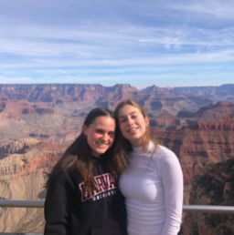 Savannah Dersam 21 and her exchange student, Mia, at the Grand Canyon.
Photo Credit: Savannah Dersam 21

