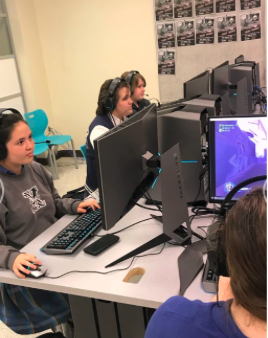 Esports hard at work practicing their game tactics! 
Photo Credit: Esports XCP webpage