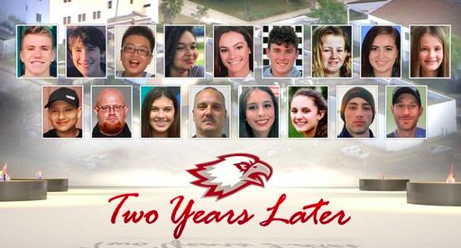 A poster made in remembrance of the 17 victims from the Stoneman Douglas Highschool shooting. Photo Credit: Local10News
