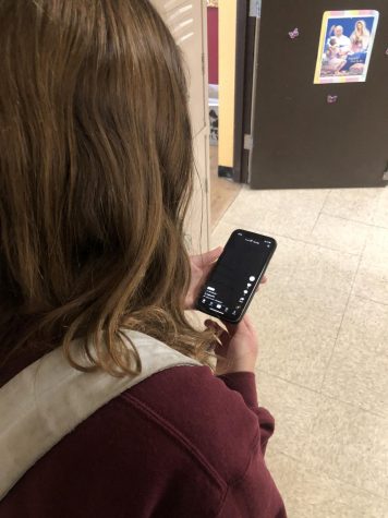 Right after her Spanish class, Morgan Greenwood 24’ takes a look at her favorite trends on TikTok. She then went to lunch with her friends and showed them a fun new TikTok trend she found.