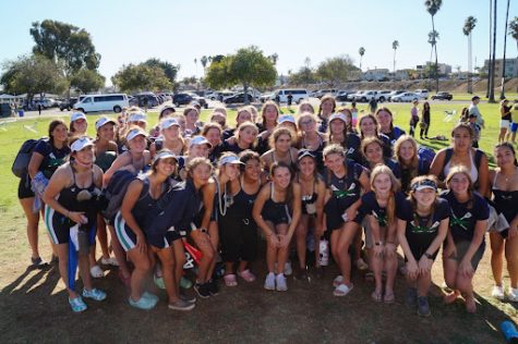 Xavier College Prep’s crew team poses together after a long weekend of pushing the human body to its limits at the San Diego Fall Classic Regatta. Everyone has a smile of relief on their faces knowing that their training paid off, and they can sleep on the bus ride home.
