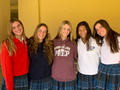 In September of 2021, Emma Petersen ‘22, Meghan Schouten ‘22, Noelle Peterson ‘23, Lourdes Lauterborn ‘24, and Jayden Jevnick ‘24 returned to Xavier from their second AIA SLAC meeting. In their meeting, AIA SLAC discussed plans and future events for the year.