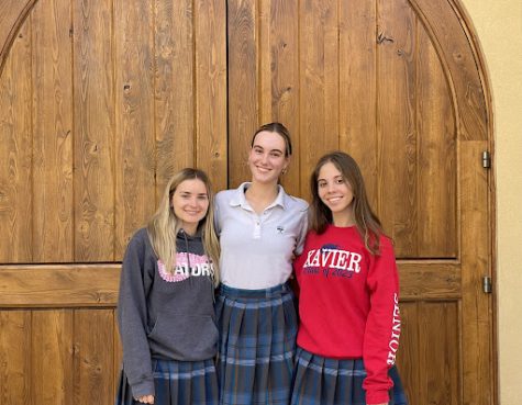 Catherine Ourso, Elina Ferrigno and Sophia Khors are seniors at Xavier College Preparatory. They have demonstrated through their service work what it means to live a life of stewardship. 