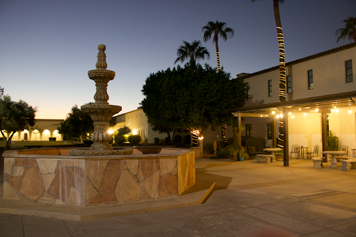 The courtyard of St. Thomas Aquinas church where the installation Mass of Bishop Dolan was held on August 2. The church was established in 2003 and today it has a high school built across the street.