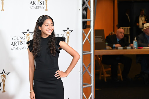 Sejal Patel walks the red carpet at the Young Artist Academy. On this day she received her second place award for Outstanding Director for her film, “Life with the Patels.”