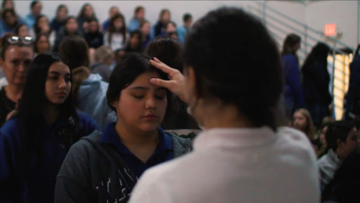 Ash Wednesday marks the beginning of Lent, where ashes made from palm leaves are marked into a sign of the cross on the recipient’s forehead. Xavier hosted its own Ash Wednesday Mass on February 22, allowing for the whole Xavier body to participate in the act of receiving ashes.