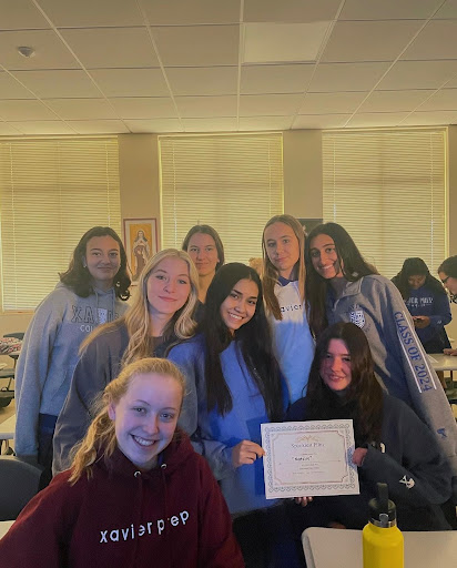 A group of students in Xavier’s Film Club won one of its many personal film festivals.  The award for the scariest film was given to the movie “Natalie.”
