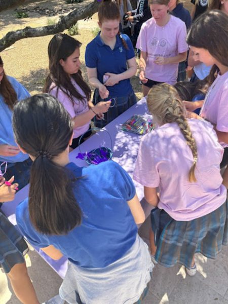 The first event for Teens for Mental Health or “T4MH” was held at a Paradise Valley household on Friday, April 12 in the afternoon. Attendees enjoyed writing inspiring messages on pieces of paper cut out to form butterflies which were later hung on trees. 