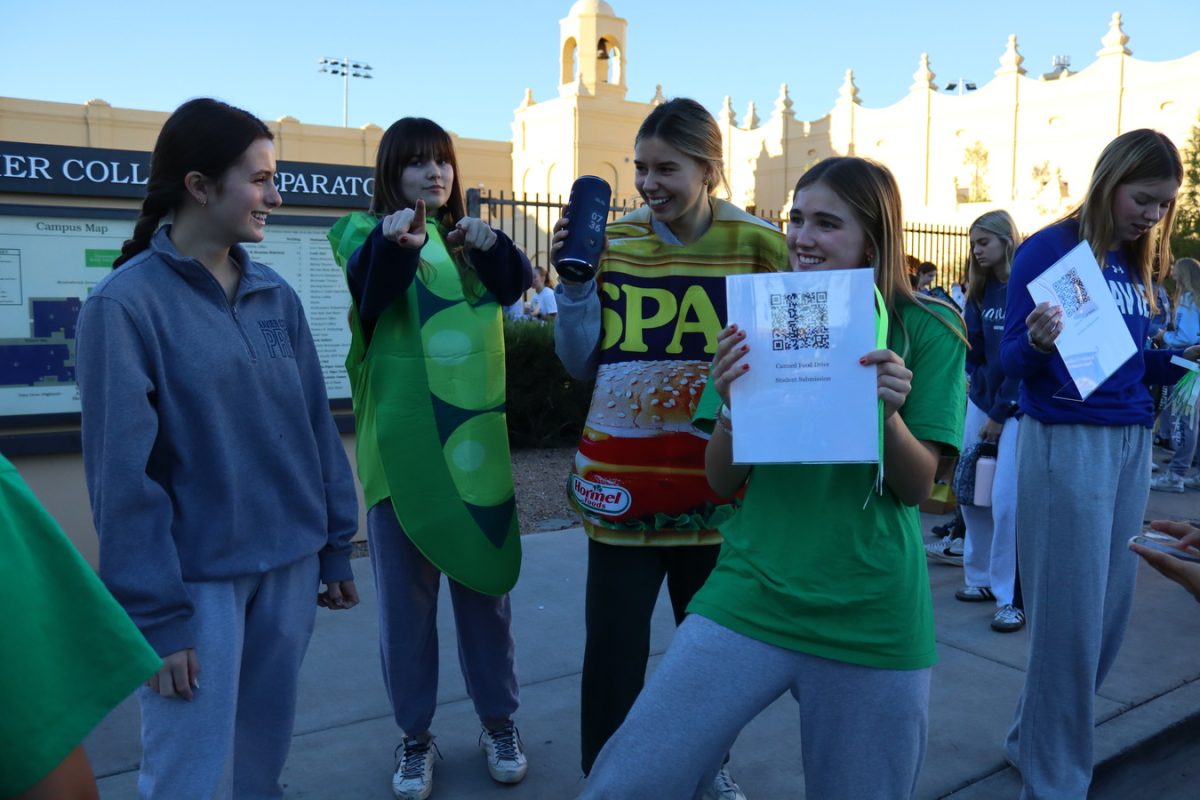 On Wednesday, October 23, 2024, National Honors Society members advocated for the canned food drive by dressing up as canned food. On this day, Xavier raised $10,000 for St. Vincent De Paul.    