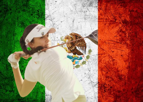 An artistic rendition of Alexis Lamadrid’s swing at the National Amateur Championship in Mexico on the weekend of January 11, 2025. Lamadrid played at the Yucatan Country Club.