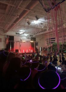 The Lights Out Rally includes the hard work of the Executive Board which comes together and brainstorms the best ways to make rallies fun and creative. This rally included music, dancing and Halloween spirit.