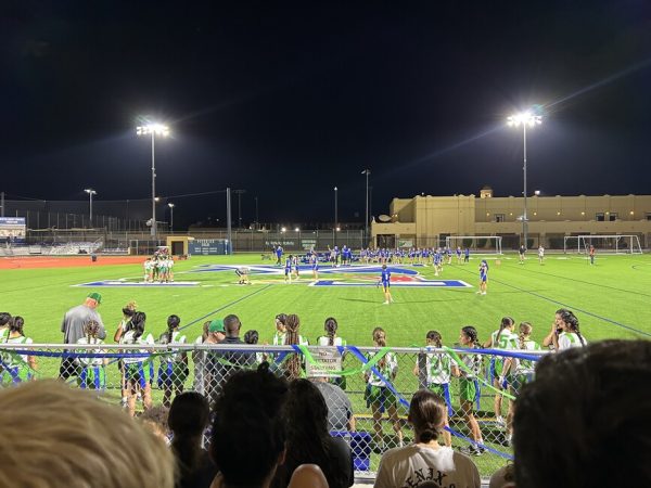 Xavier’s flag football team faces St. Mary’s High. Xavier wins the game with a final score of 48-0. 