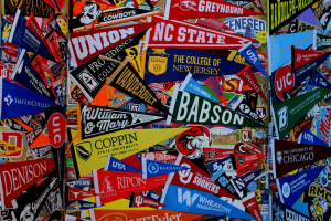 This display shows the many colleges that Xavier girls have attended. On the evening of September 22, 2025, the collage allowed students and parents to see where past Xavier graduates have gone.