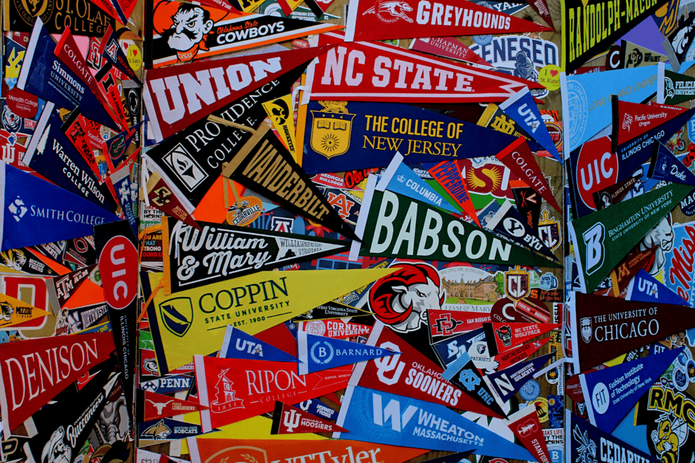 This display shows the many colleges that Xavier girls have attended. On the evening of September 22, 2025, the collage allowed students and parents to see where past Xavier graduates have gone.