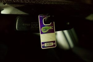 On a Sunday evening, a Xavier parking pass hangs from the rearview mirror of a student’s car. These passes ensure XCP girls spaces in the guaranteed, reserved or carpool parking lots throughout the school year.