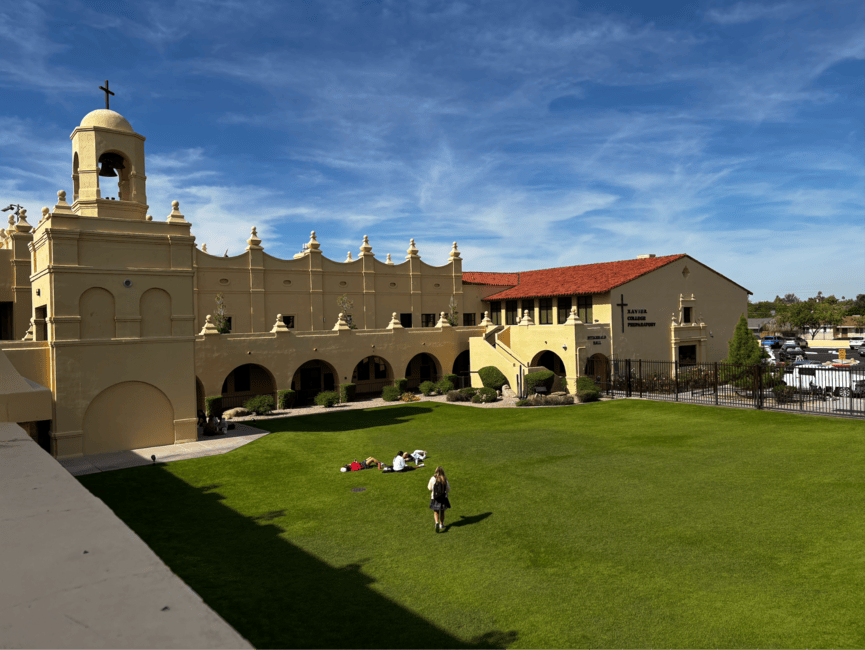 Xavier College Preparatory is a pioneer of education in Arizona. On a Monday afternoon, students take a break from rigorous classes that utilize both traditional and modern styles of learning.