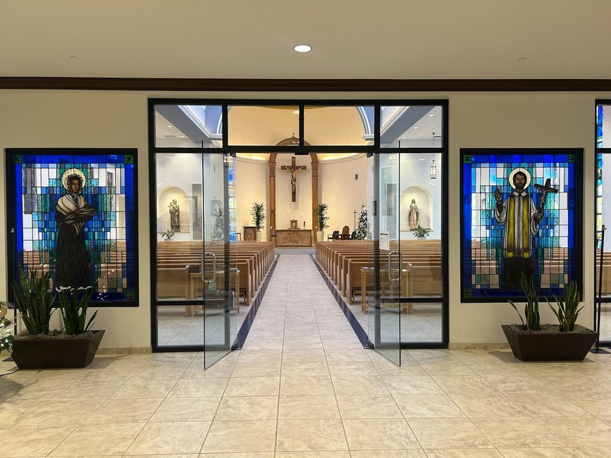 The Chapel of Our Lady is the beautiful chapel at Xavier. There is morning mass celebrated here often, and every sports team has a Mass in this chapel.