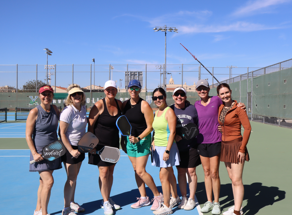 Xavier alumnae pickleball attendees pose for a group photo after playing four rounds of doubles on the Stark Tennis Courts during Reunion Weekend on Saturday, Sept. 26. The event gave them the opportunity to catch up with old classmates and meet new alum from different graduating classes.
